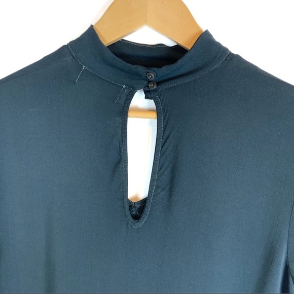 NWT Michael Stars Rylie Rayon Chocker Long Sleeve Swing Dress - Picture 8 of 12